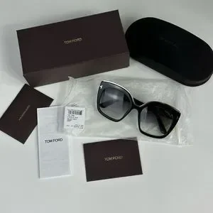 BRAND NEW TOM FORD FT0944/S 01B Chantelle Black/Grey Women Sunglasses Tom Ford | Accessories | Brand New Tom Ford Ft944s 0b  main image 2